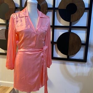 Equipment Coral Silk Gown